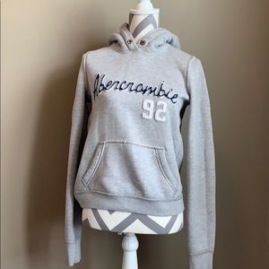 ABERCROMBIE AND FINCH Gray Hoodie